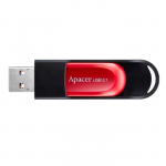64GB USB Flash Drive Apacer AH25A Black-Red AP64GAH25AB-1 USB3.1