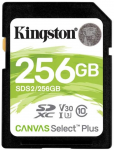 256GB SDXC Kingston SDS2/256GB Canvas Select Plus (Class 10 UHS-I 400x 100MB/s)
