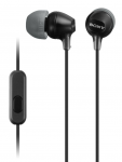 Headphones Sony MDR-EX15APB with Mic 1x3.5mm Black