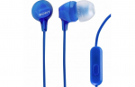 Headphones Sony MDR-EX15APLI with Mic 1x3.5mm Blue