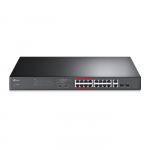 Switch TP-LINK TL-SL1218MP (16-port 10/100Mbps 16-Port PoE 2-port 10/100/1000Mbps 2xSFP)