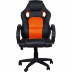 Gaming Chair SPACER SP-GC-RNG43 Black/Orange (Max Weight/Height 120kg Synthetic PU)