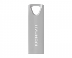 16GB USB Flash Drive Hyundai Bravo Deluxe Silver (R/W:18/10 MB/s USB2.0)