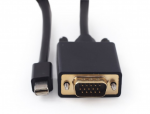 Cable MiniDP to VGA 1.8m Cablexpert CC-mDPM-VGAM-6
 Black