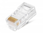 RJ45 Modular Plug Gembird PLUG3UP6 6u" gold plated 50 pcs/bag