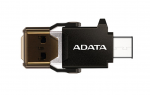 Card Reader ADATA USB-C OTG READER Black (USB/Type-C/MicroSD)