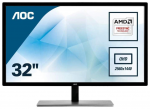 32.0" AOC Q3279VWFD8 Black (IPS LED WQHD 2560x1440 5ms 250cd AMD FreeSync 75Hz 20M:1 HDMI DP D-Sub DVI)