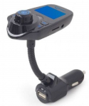 Car Charger Gembird BTT-01 3-in-1 USB 2.1A Bluetooth MicroSD Black