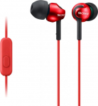 Earphones Sony MDR-EX110AP with Mic 1x3.5mm Red