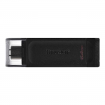 64GB USB Flash Drive Kingston DataTraveler 70 Type-C DT70/64GB Black (R/W: 80/20MB/s USB3.1)