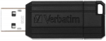 32GB USB Flash Drive Verbatim PinStripe Black (R/W:12/5 MB/s USB2.0)