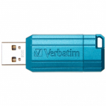 32GB USB Flash Drive Verbatim PinStripe Blue (R/W:12/5 MB/s USB2.0)