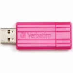 32GB USB Flash Drive Verbatim PinStripe Pink (R/W:12/5 MB/s USB2.0)
