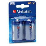 Battery Verbatim Alcaline D size 1.5V Blister-2 VER_49923