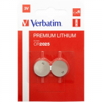 Battery Verbatim Lithium CR2025 3V Blister-2 VER_49935