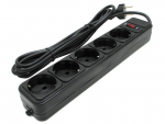 Surge Protector Ultra Power UP3-B-6PPB 5 Sockets 1.8m Black