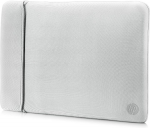 15.6" HP Notebook Bag Sleeve Chroma Geo Reversible zipper-less Durable Black/Silver