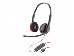 Headset Plantronics Stereo BLACKWIRE C3220 USB-A Black