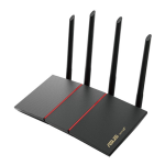Wireless Router ASUS RT-AX55U (Dual-Band Wireless-AX1800 WAN:1xRJ45 LAN: 4xRJ45 10/100/1000)