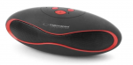 Speaker Esperanza TRIVAL EP117KR 3W Bluetooth FM USB microSD 400mAh Black/Red
