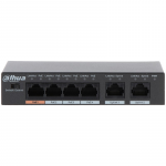 Switch Dahua DH-PFS3006-4ET-60 (4-PoE port 10/100Mbps 2-Port 10/100Mbps)