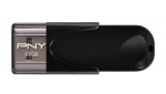 64GB USB Flash Drive PNY Attache 4 FD64GATT4-EF Black (R/W:25/8MB/s USB2.0)