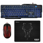 Gaming Keyboard & Mouse & Mouse Pad Qumo Viper USB