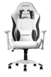Gaming Chair AKRacing California Laguna White/Black (Max Weight/Height 150kg/150-170cm PU Leather)
