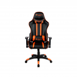 Gaming Chair Canyon Fobos Black/Orange (Max Weight/Height 150kg PU leather)