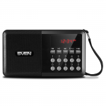 Speakers SVEN PS-60 3w Black FM/USB/microSD + Clock