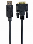 Cable DP to DVI 1m Cablexpert CC-DPM-DVIM-1M Black