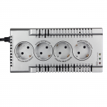 Stabilizer Voltage SVEN  VR-F1000 Silver 4 Schuko Outlets 230V