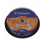 DVD-R VERBATIM DataLifePlus AZO 4.7GB 16x Spindle 10pcs