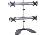 Arm for 4 monitors 13"-23" Reflecta PLANO DeskStand 23-1010Q Black Max.8kg.