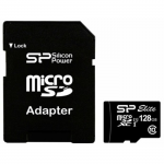 128GB microSDXC Silicon Power Elite class 10 A1 UHS-I 600x (Up to:85MB/s)