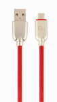 Cable micro USB to USB 2.0m Cablexpert CC-USB2R-AMmBM-2M-R USB2.0 Red