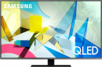 75" QLED TV Samsung QE75Q80TAUXUA Black (3840x2160 QLED UHD SMART TV PQI 3800Hz 3xHDMI 2xUSB Wi-Fi Lan Speakers 20W)
