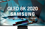 75" QLED TV Samsung QE75Q800TAUXUA Black (7680x4320 QLED 8K UHD SMART TV PQI 4500Hz 4xHDMI 3xUSB Speakers 70W)