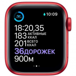 Apple Watch Series 6 44mm M00M3 Red with Red Sport Band GPS Red