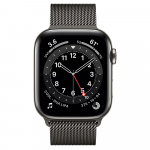 Apple Watch Series 6 44mm M09J3 Stainless Steel Case with Milanese Loop GPS Graphite