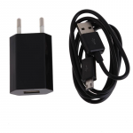 Charger XPower travel adapter USB 2.0A + MicroUSB Cable Black