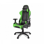 Gaming Chair AROZZI Verona V2 Black/Green VERONA-V2-GN (Max Weight/Height 105kg/160-180cm PU Leather)