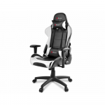 Gaming Chair AROZZI Verona V2 Black/White VERONA-V2-WT (Max Weight/Height 105kg/160-180cm PU Leather)