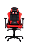 Gaming Chair AROZZI Verona XL+ Black/Red (Max Weight/Height 160kg/170-200cm PU Leather)