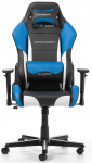 Gaming Chair DXRacer Drifting GC-D61-NWB-M3 Black/White/Blue (Max Weight/Height 150kg/145-175cm PU Leather)