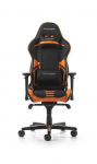 Gaming Chair DXRacer Racing GC-R131-NO Black/Orange (Max Weight Height 150kg/165-195cm PU Leather)