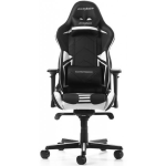 Gaming Chair DXRacer Racing GC-R131-NW Black/White (Max Weight Height 150kg/165-195cm PU Leather)