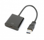 Adapter USB to HDMI Gembird A-USB3-HDMI-02 HDMI female/USB3.0 male Black
