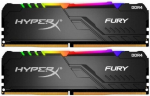 DDR4 16GB (Kit of 2x8GB) Kingston HyperX FURY RGB Black HX436C17FB3AK2/16 (3600MHz PC-28800 CL17 1.35V)