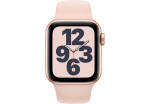Apple Watch SE 40mm MYDN2 Gold Aluminum Case with Pink Sport Band